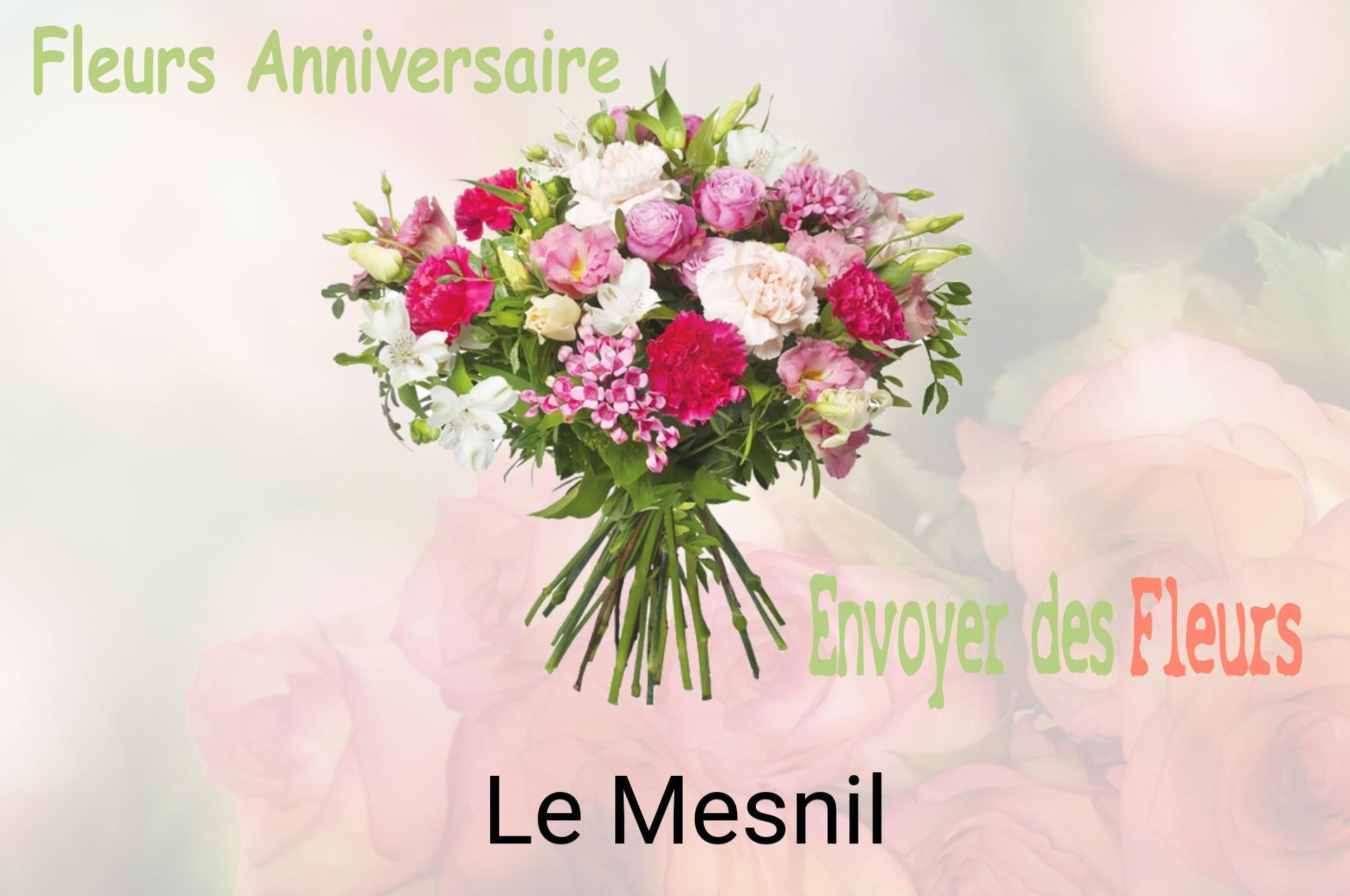 Bouquet de fleurs d’anniversaire livré à Le Mesnil