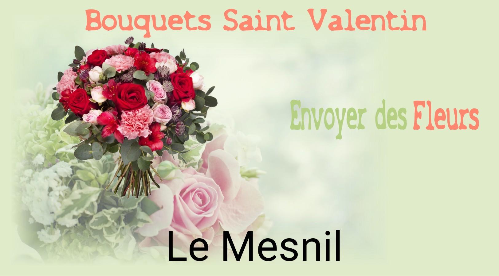 Roses de Saint-Valentin livrées à Le Mesnil